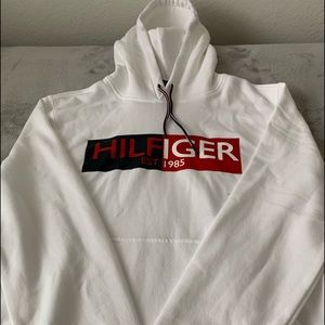 Tommy Hilfiger Est. 1985 White Hoodie Men’s
